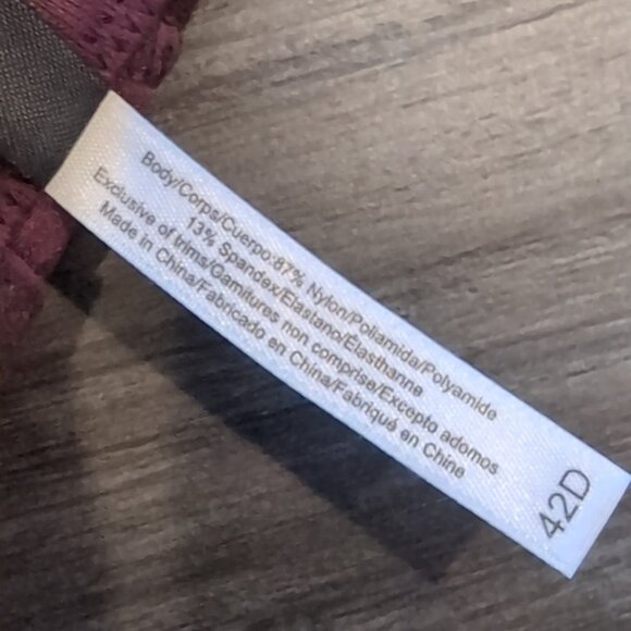 Adore Me Zita Bra Unlined Full Coverage Underwire Floral Lace Satin Bow 42D - Picture 16 of 16